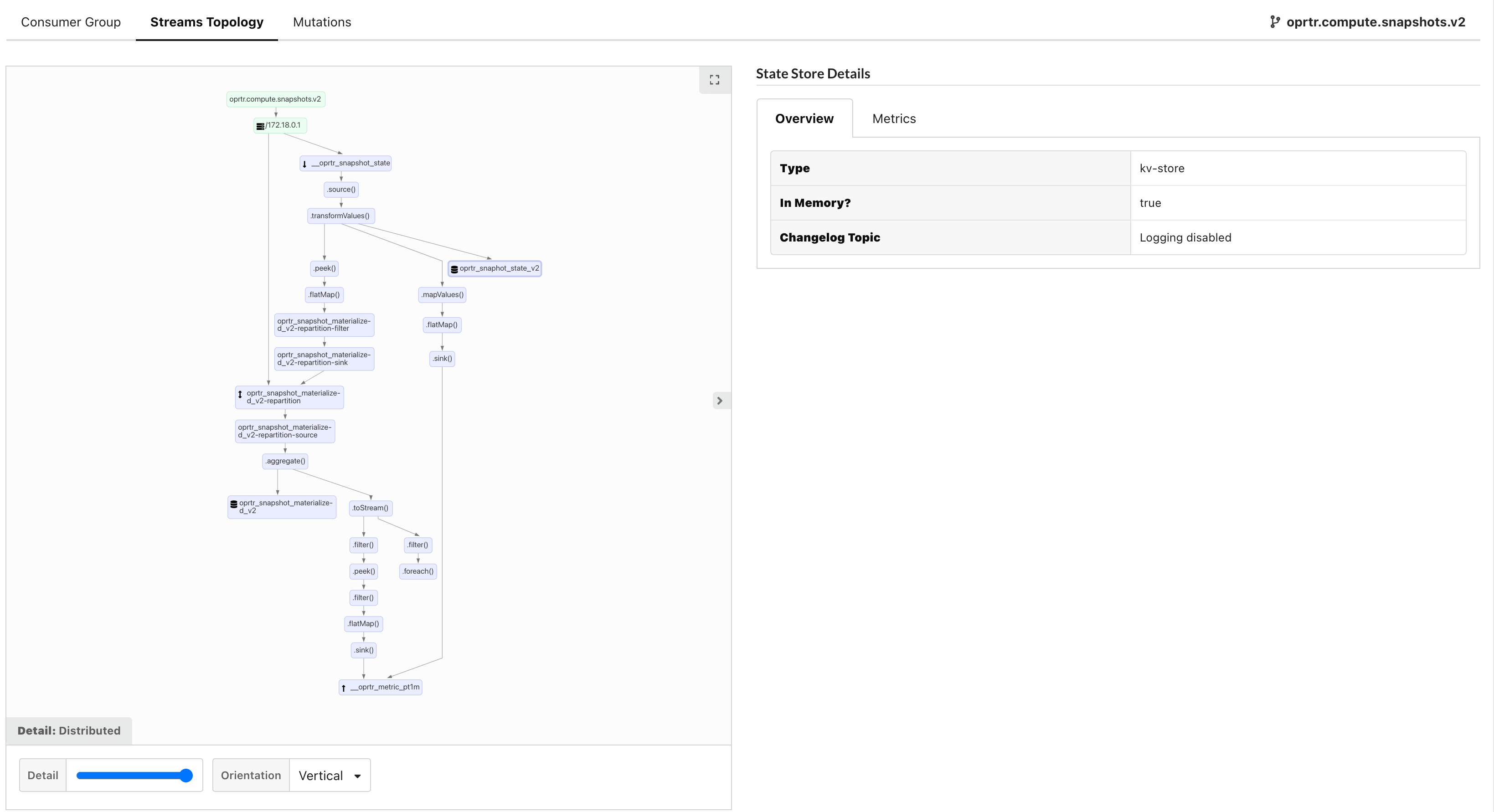 Kpow for Apache Kafka Streams UI